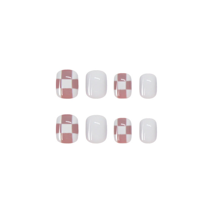 Chic Checkered Nail Art