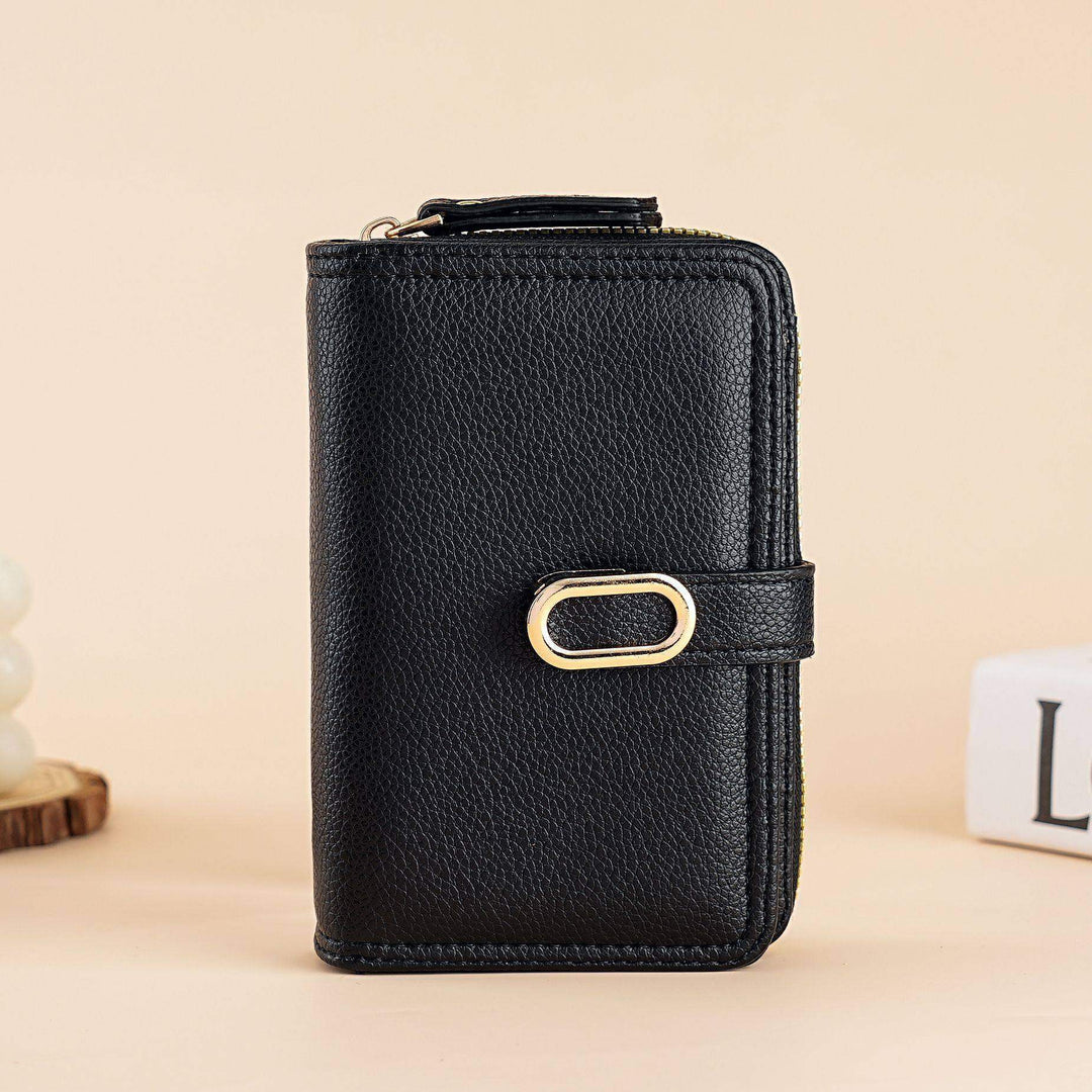 Elegant Leather Zippered Wallet