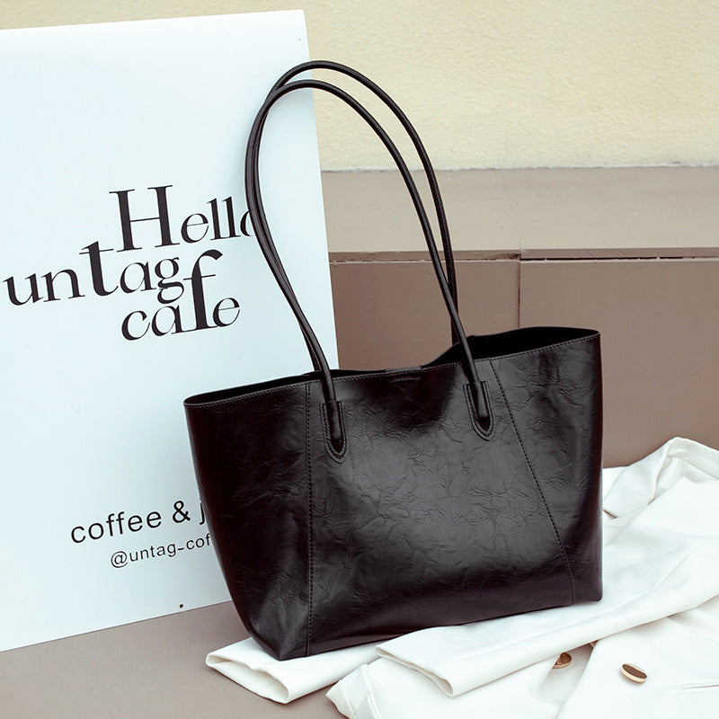 Classic Leather Tote Bag