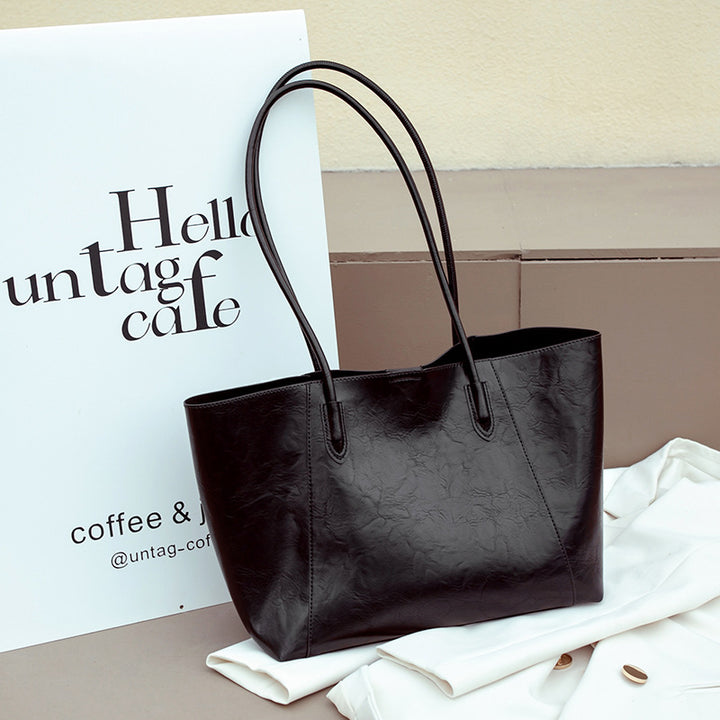 Classic Leather Tote Bag