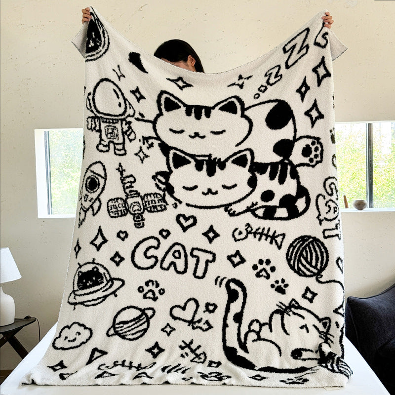 Artistic Castle Print Blanket