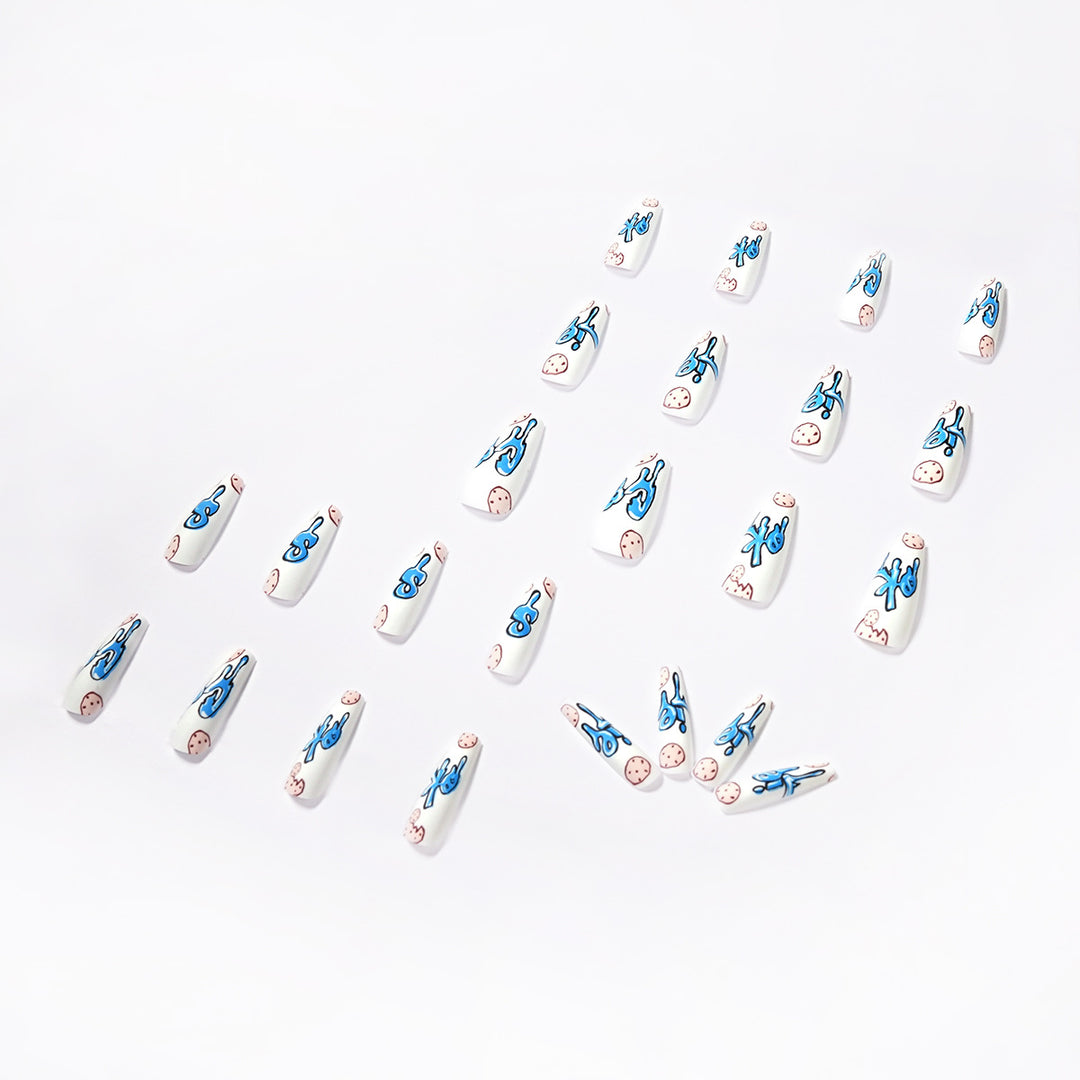Artful Nail Art with Cookie Motif Kalsten
