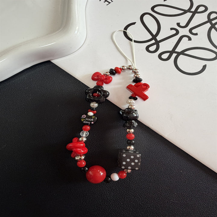 Decorative Charm Beaded Lanyard Kalsten