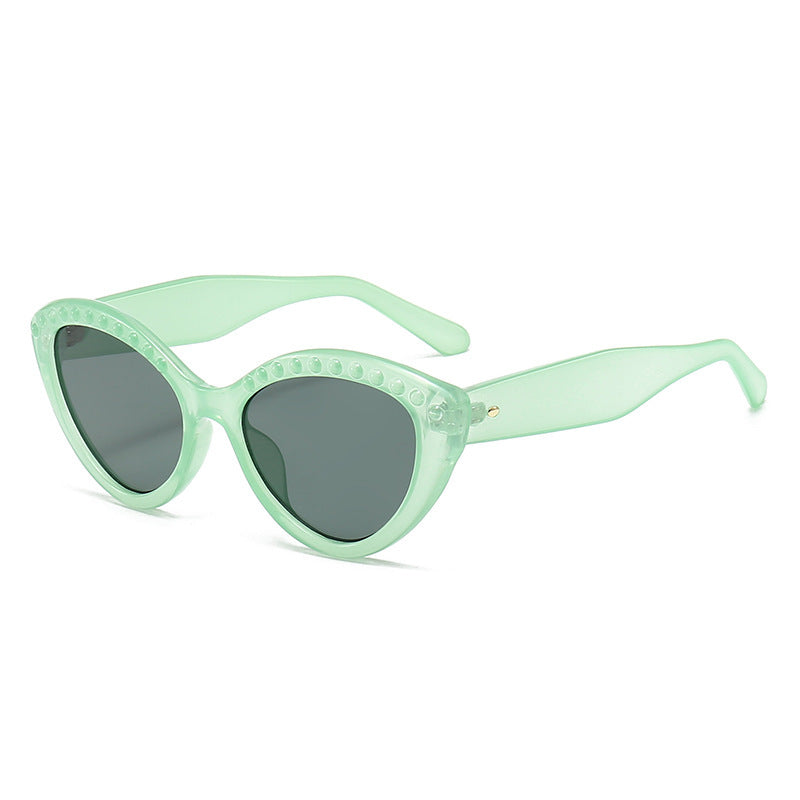 Women Cat-Eye Sunglasses with Glittering Details Kalsten