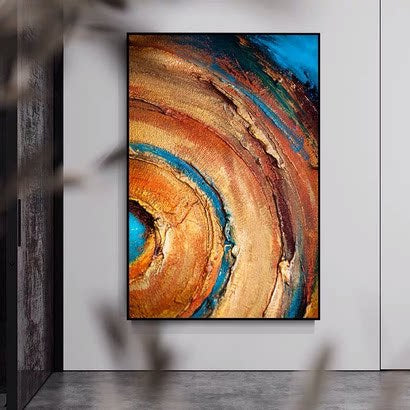 Abstract Textured Wall Art for Interiors