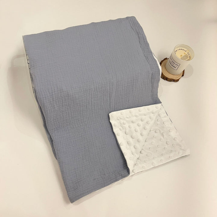Plush Quilted Double-Sided Baby Blanket kalsten