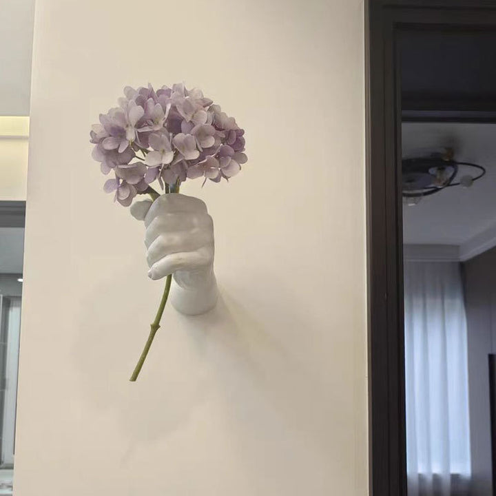 Artistic Wall-Mounted Flower Holder