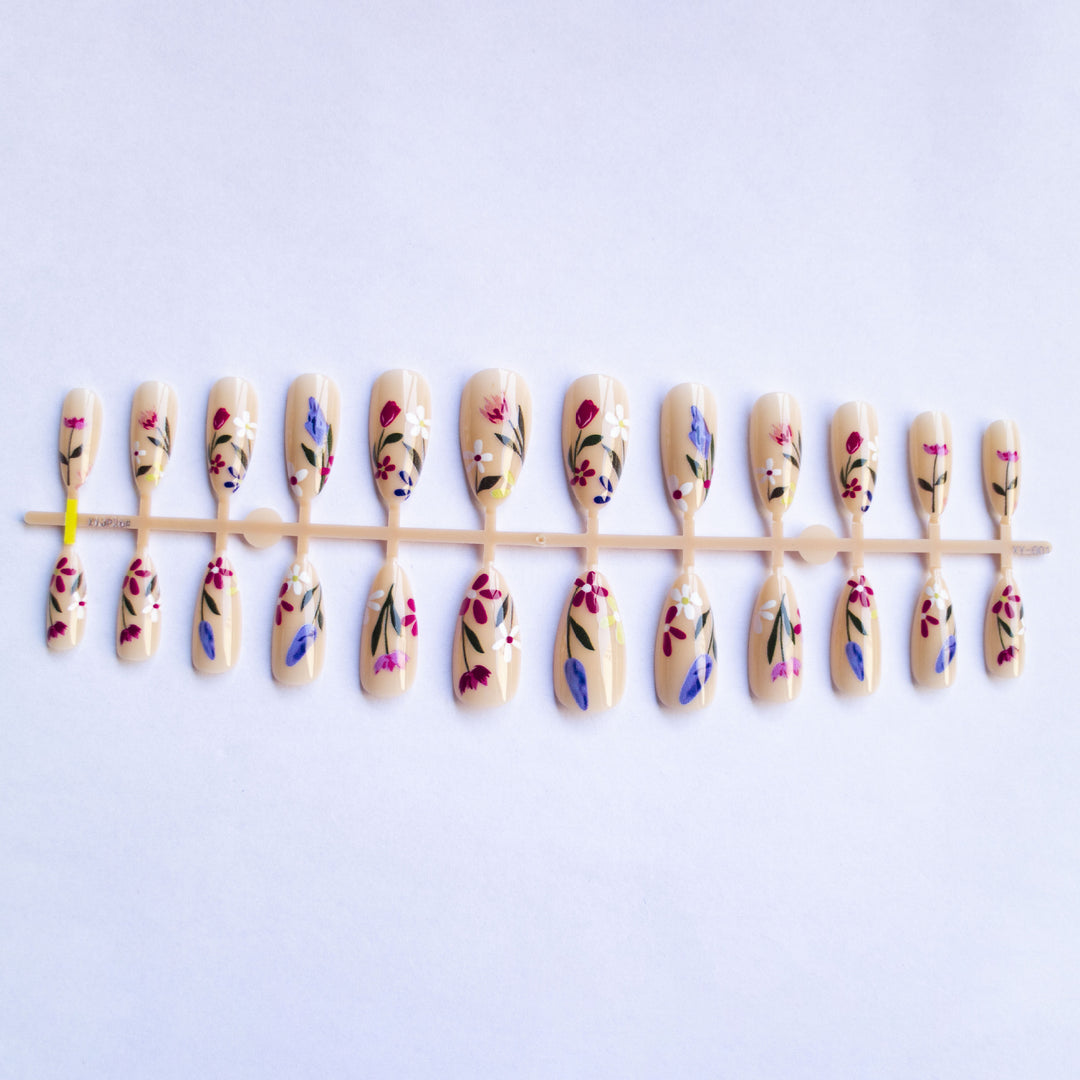 Floral Art Nail Decoration Set