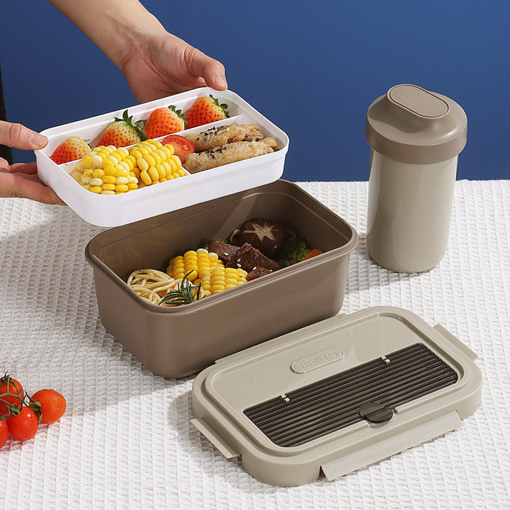 Multi-Compartment Stainless Steel Bento Lunch Box