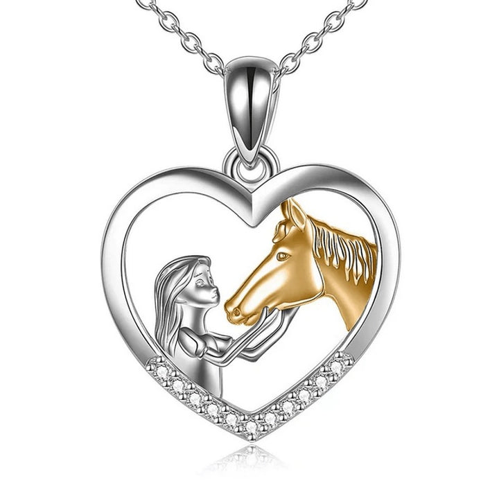 Heart-Shaped Horse Lover's Adjustable Bracelet Kalsten