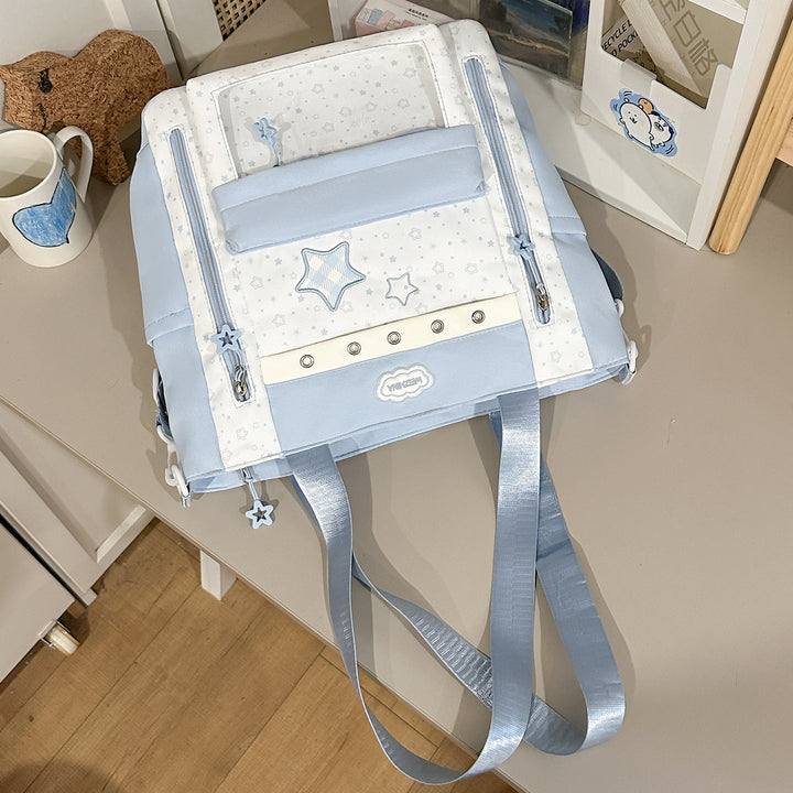 Transparent Pocket Backpack Kalsten