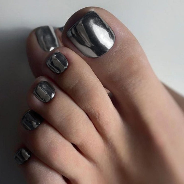 Premium Metallic Press-On Nail Set Kalsten