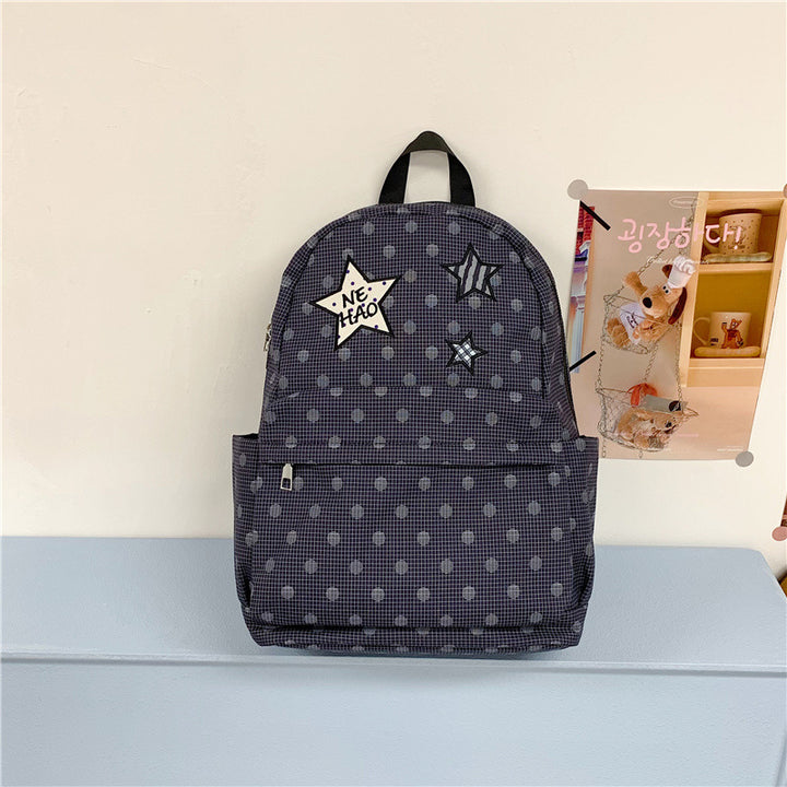 Trendy Plaid Graphic Backpack Kalsten