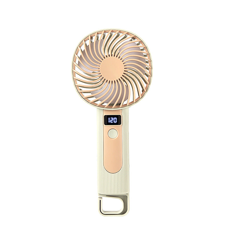 Ladies Portable Hand Fan with Digital Speed Display Kalsten