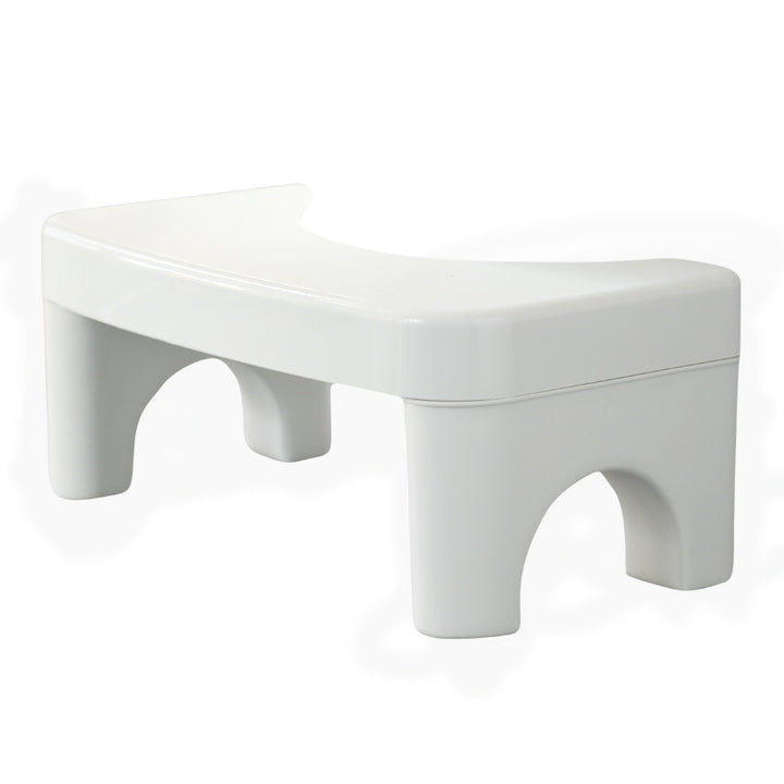 Ergonomic toilet stool for natural squatting position