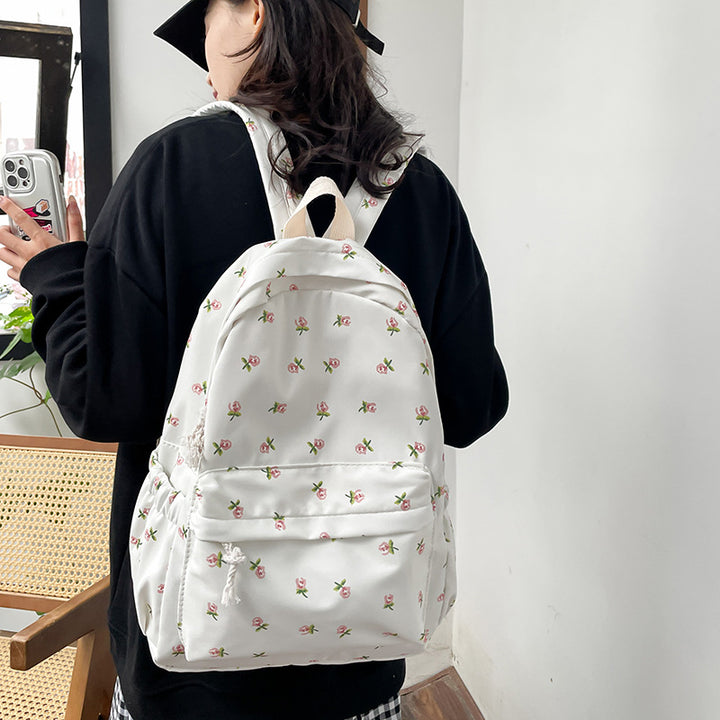 Floral Print Everyday Backpack Kalsten