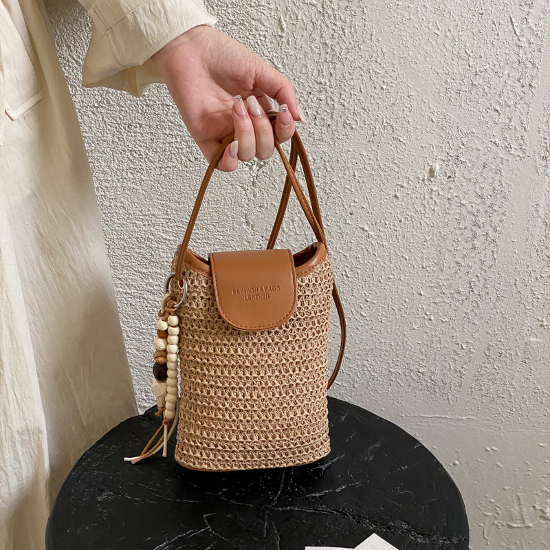 Straw Weave Crossbody Bag