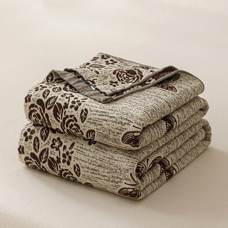Decorative Floral Throw Blanket