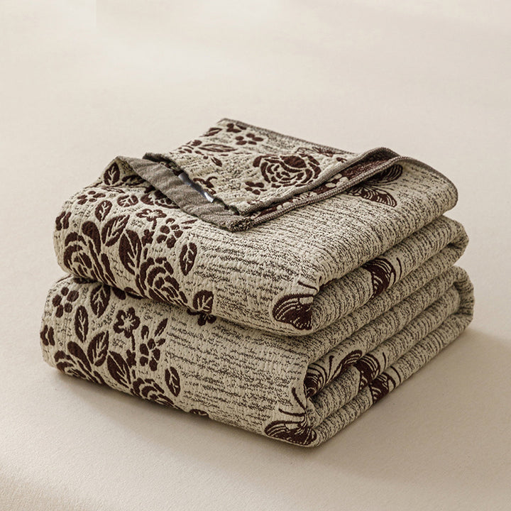 Decorative Floral Throw Blanket