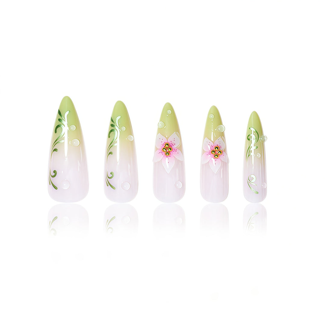 Elegant Stiletto Nail Art Extensions Kalsten