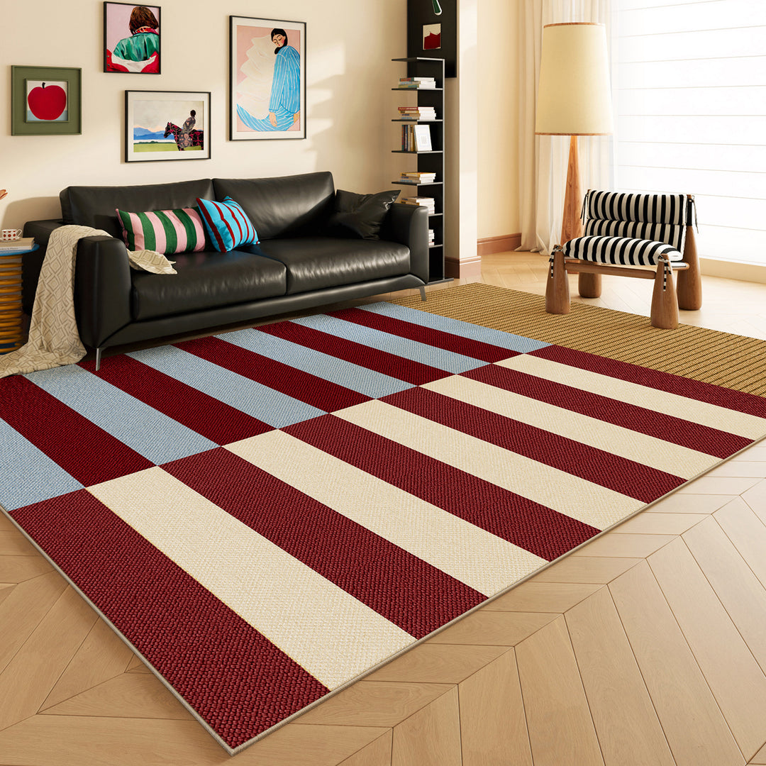 Soft Checkered Area Rug Kalsten