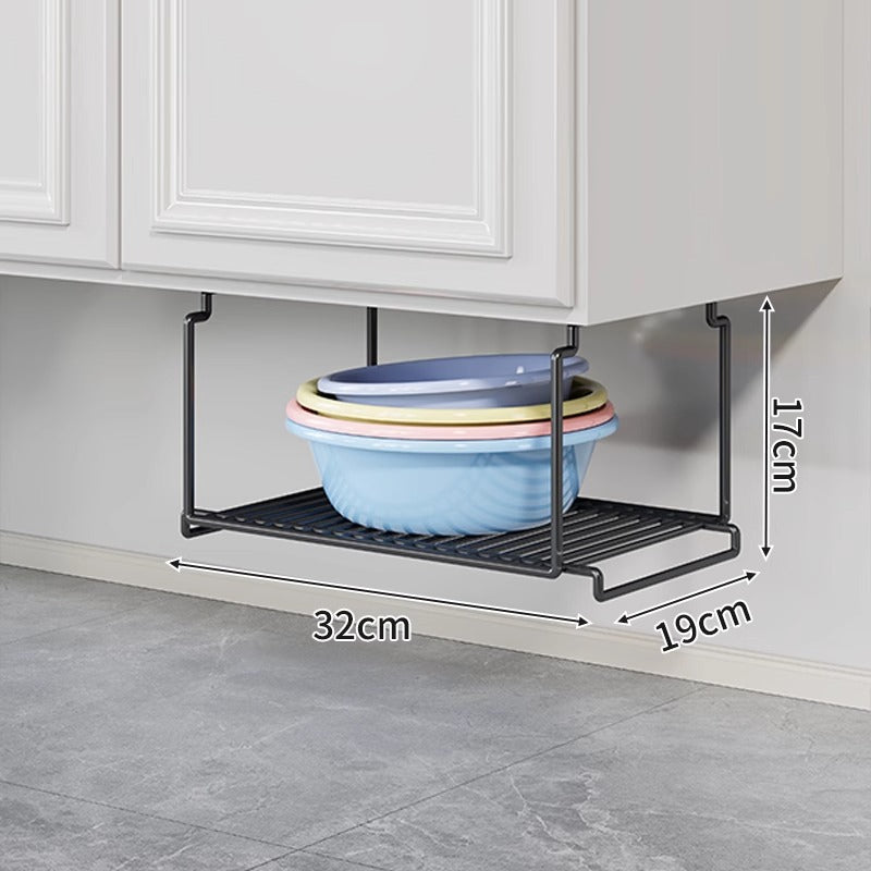 Under-Cabinet Hanging Sliding Wire Storage Shelf