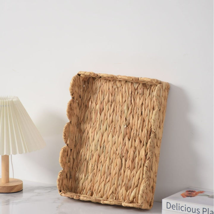 Handcrafted Woven Serving Tray Kalsten
