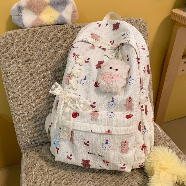 Cute Character Design Embellished Backpack Kalsten