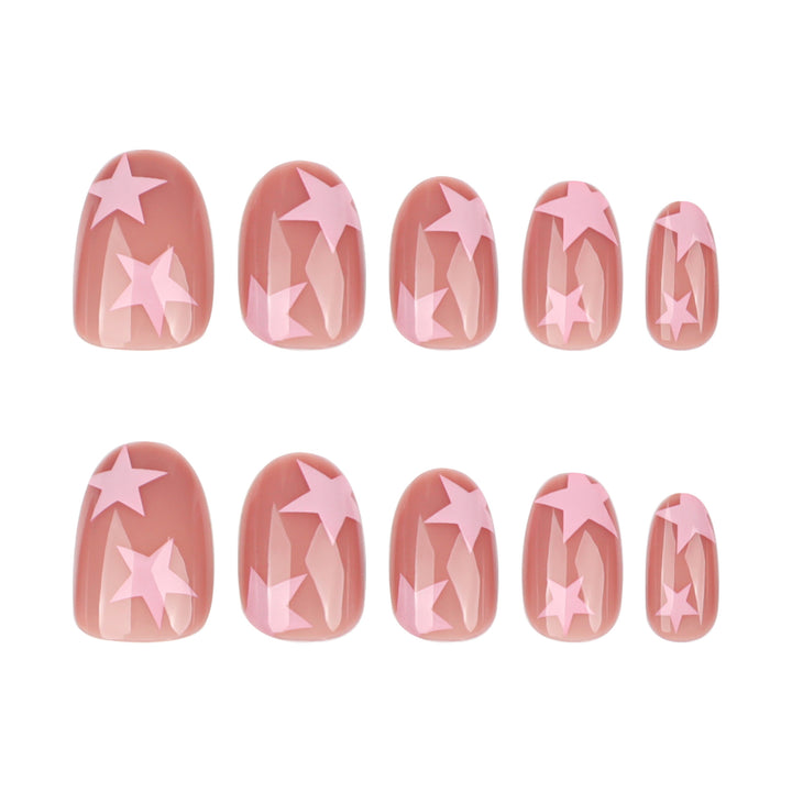 Artistic Nail Art with Star Motifs Kalsten