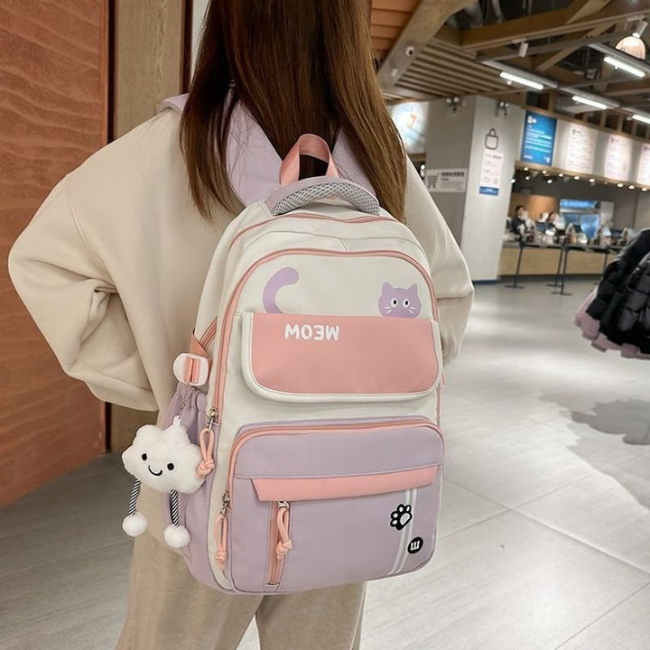 Fun Cat-Themed School Backpack Kalsten