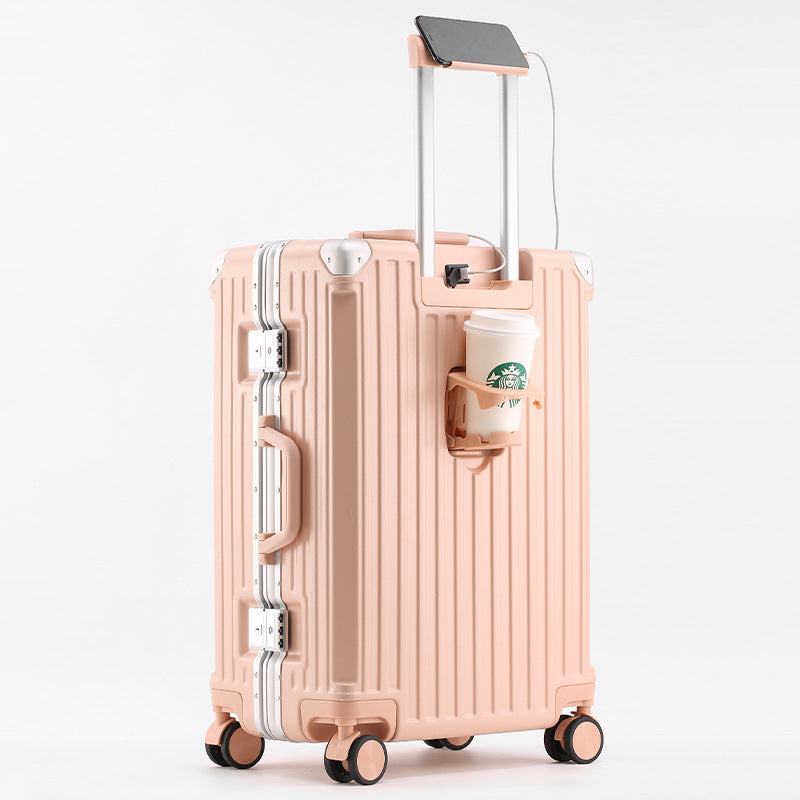 Unisex Smart Travel Suitcase with USB Charging Port Kalsten