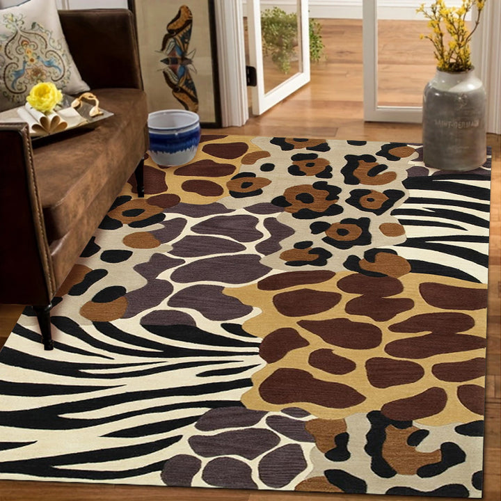 Artistic African Map Area Rug Kalsten