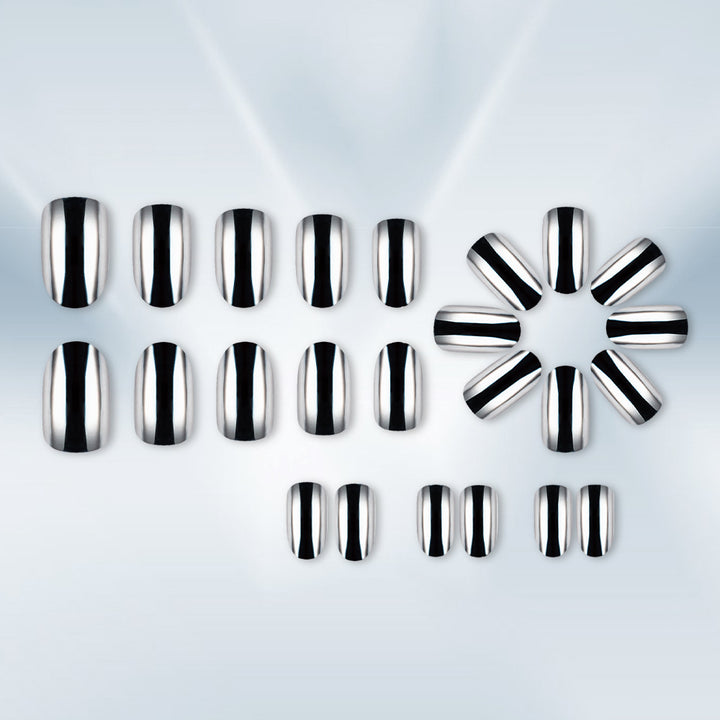 Metallic Finish Nail Art Kalsten