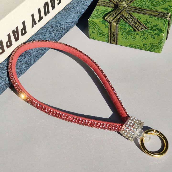 Sparkling Rhinestone Phone Lanyard Kalsten