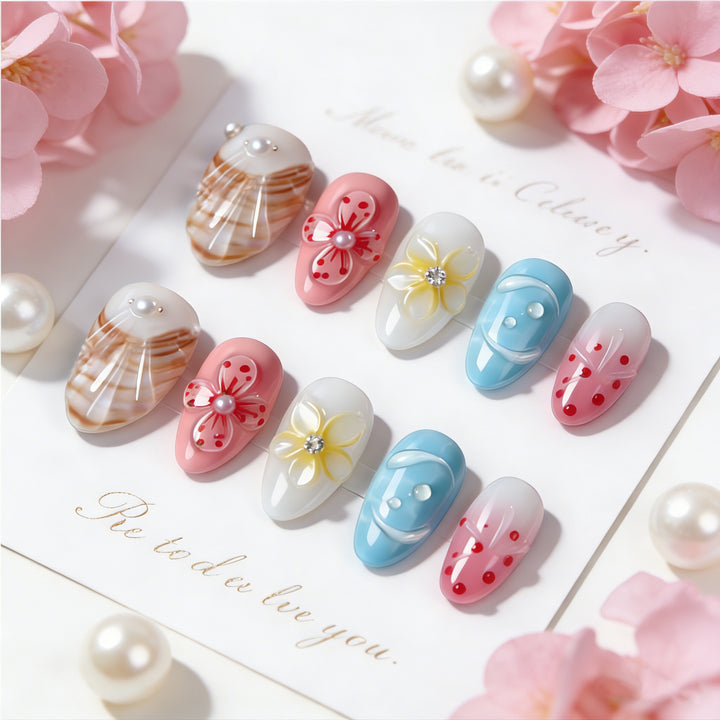 Elegant and artistic artificial nail collection Kalsten