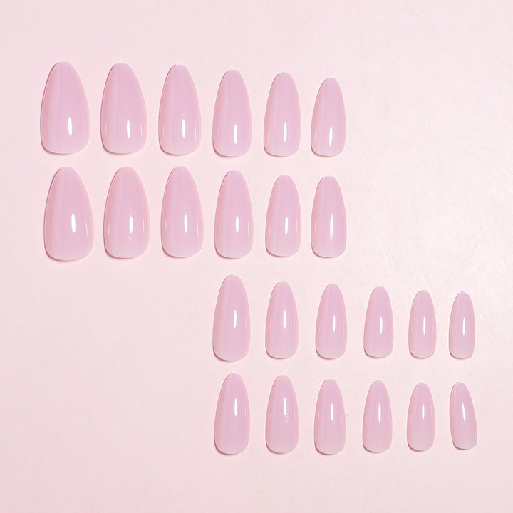 Press-On Nail Kit with Almond Shape and Natural Finish Kalsten