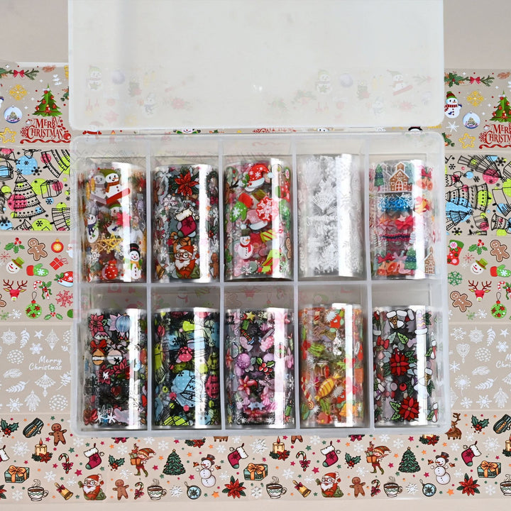 Holiday-Themed Nail Art Decoration Set