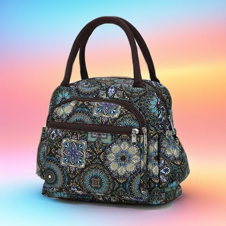 Insulated Cat Print Lunch Cooler Bag Kalsten