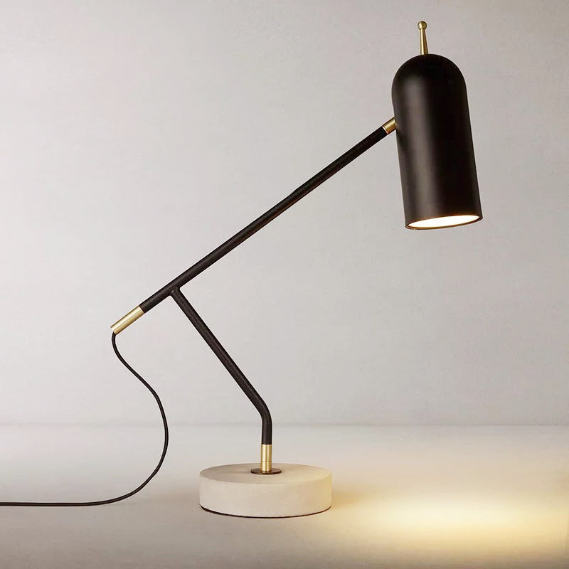 Modern Adjustable Desk Lamp with Marble Base