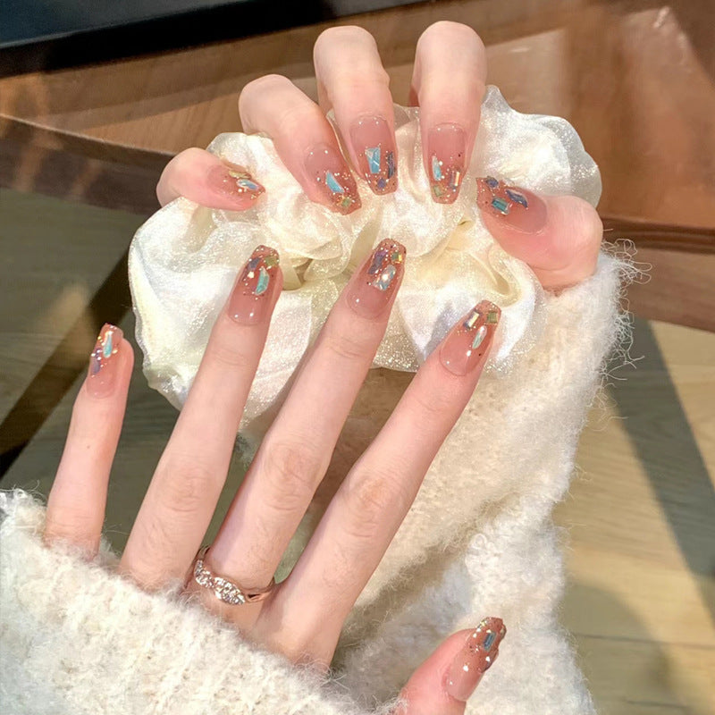 Ombre Press-On Nails with Glossy Finish Kalsten