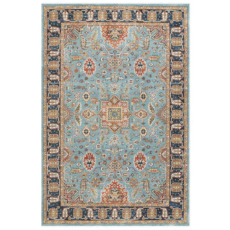 Vintage Floral Medallion Area Rug