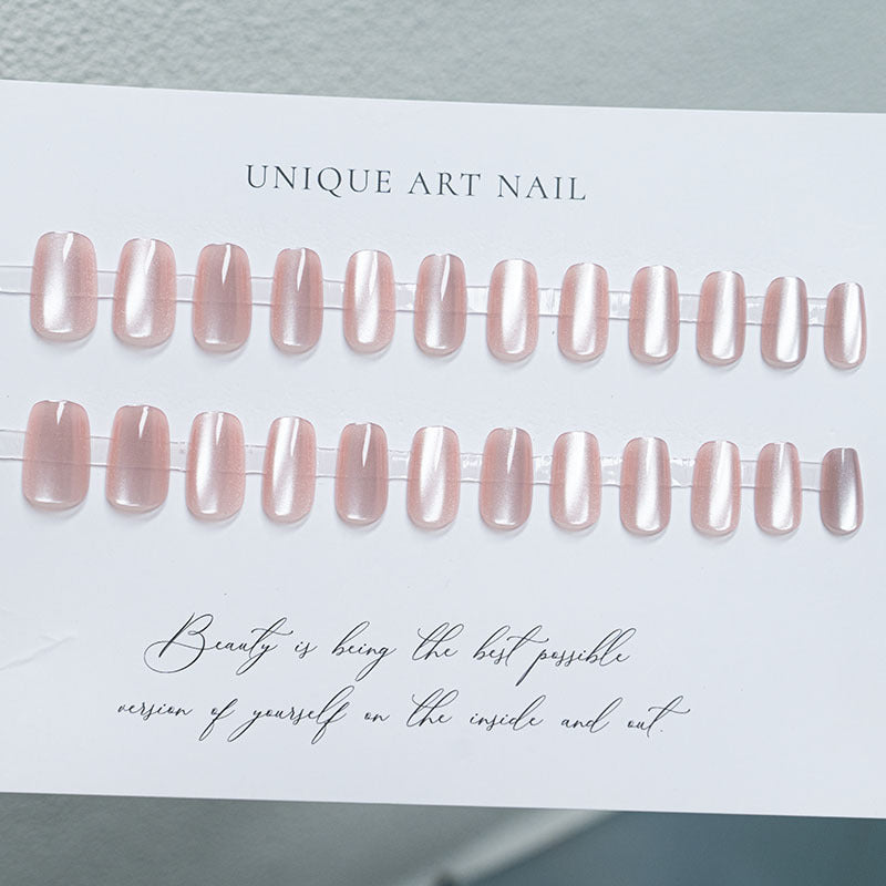 Elegant Glossy Press-On Nail Set