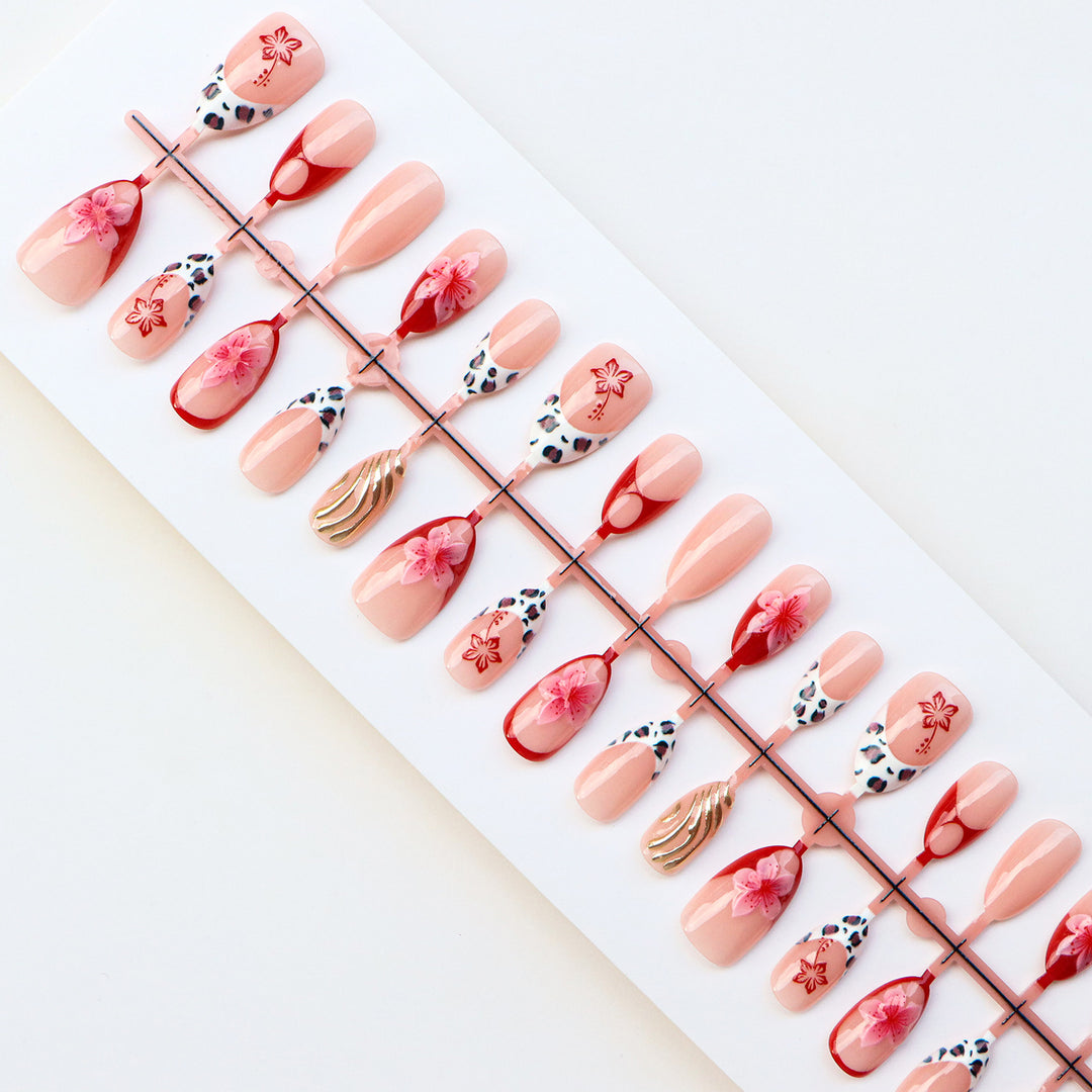 Decorative Floral Nail Art Set