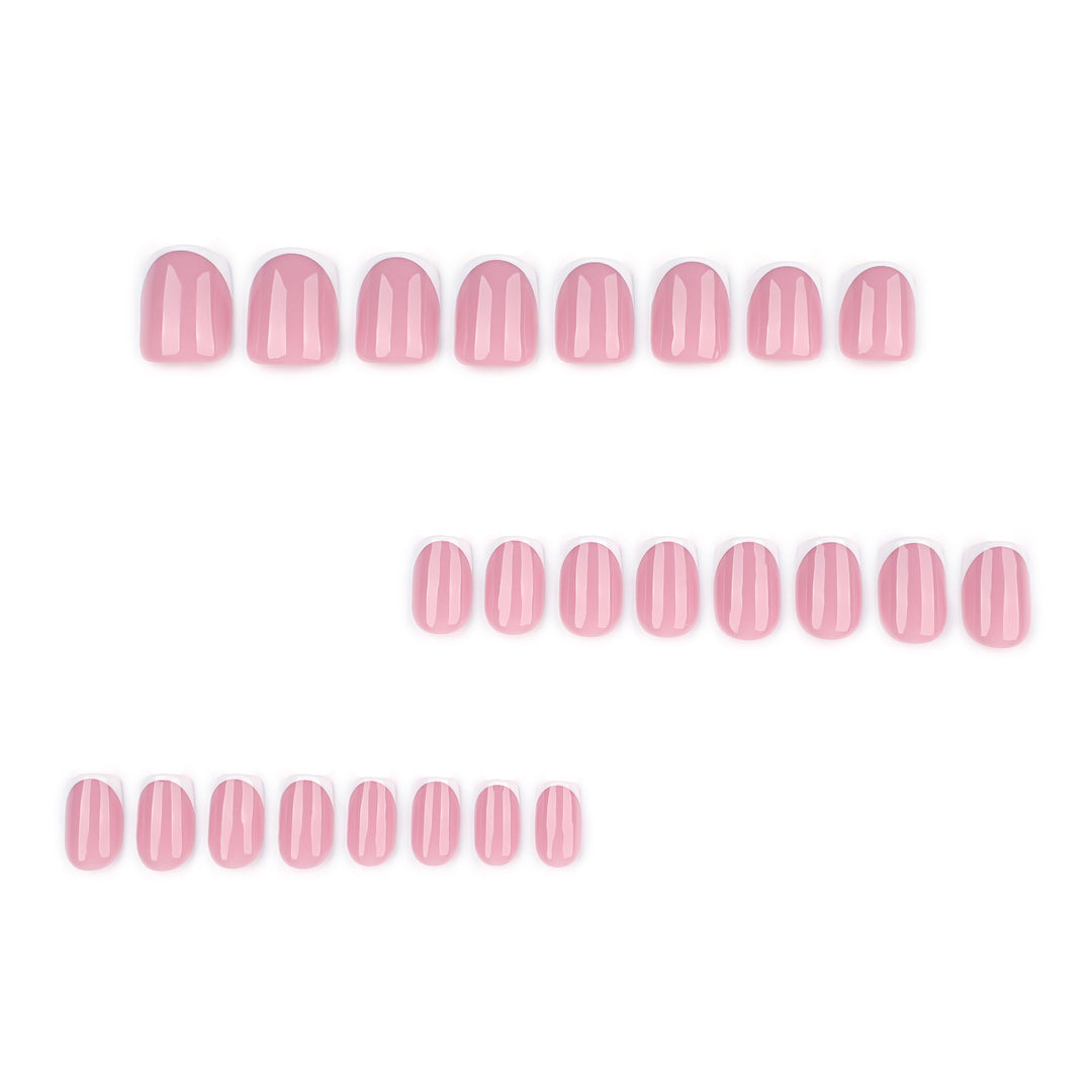 Classic French-Tip Nail Art Kalsten