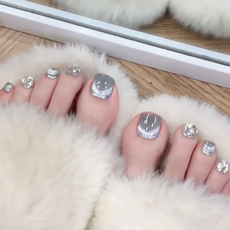 Elegant Pedicure Nail Art Set