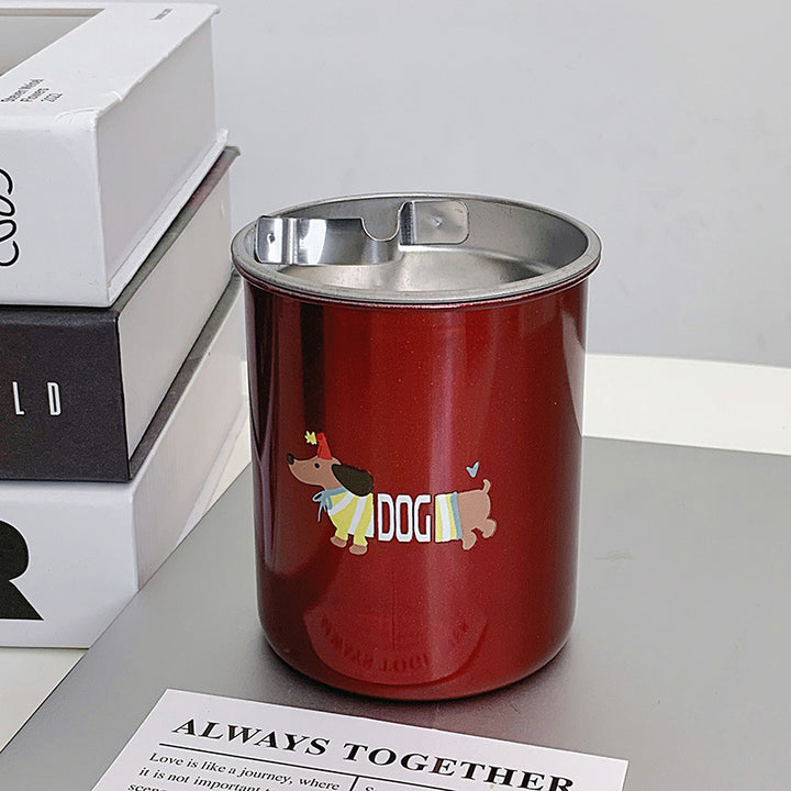 Thermal mug with funny dog breakfast design Kalsten