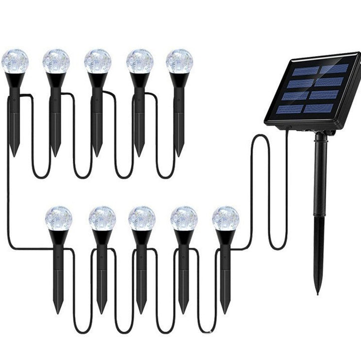 Crescent Moon Solar Garden Stake Lights Kalsten