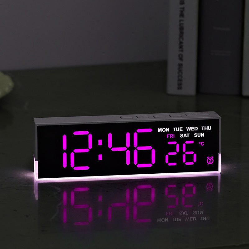 Digital watch with integrated thermometer and weekday display Kalsten