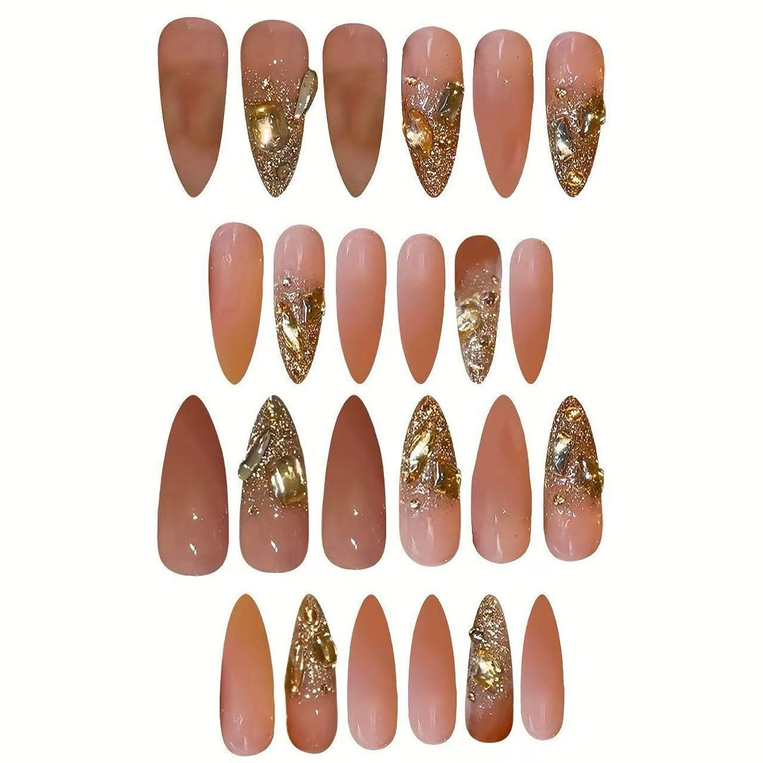 Glamorous Stiletto Nail Art Enhancements Kalsten