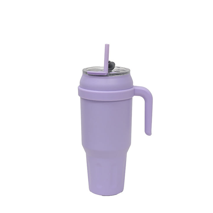 Women's Insulated To-Go Cup with Ergonomic Handle and Flexible Straw Kalsten